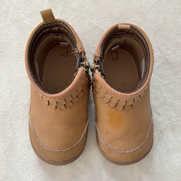 Stride Rite light brown Bianca bootie toddler size 5 - Picture 3 of 6